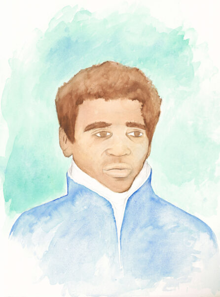 Pedro by Sylvio Lynch III, 2024, watercolor on paper, Preservation Virginia Collection